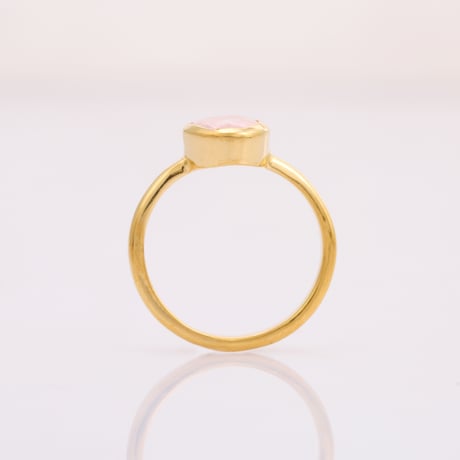 pink morganiteリング