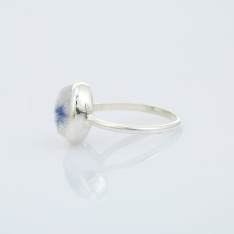dumortierite in quartzリング