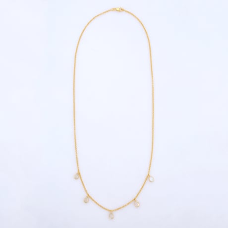moonstone dropsネックレス