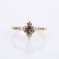 【K18】pichola pavonina rose cut diamondリング
