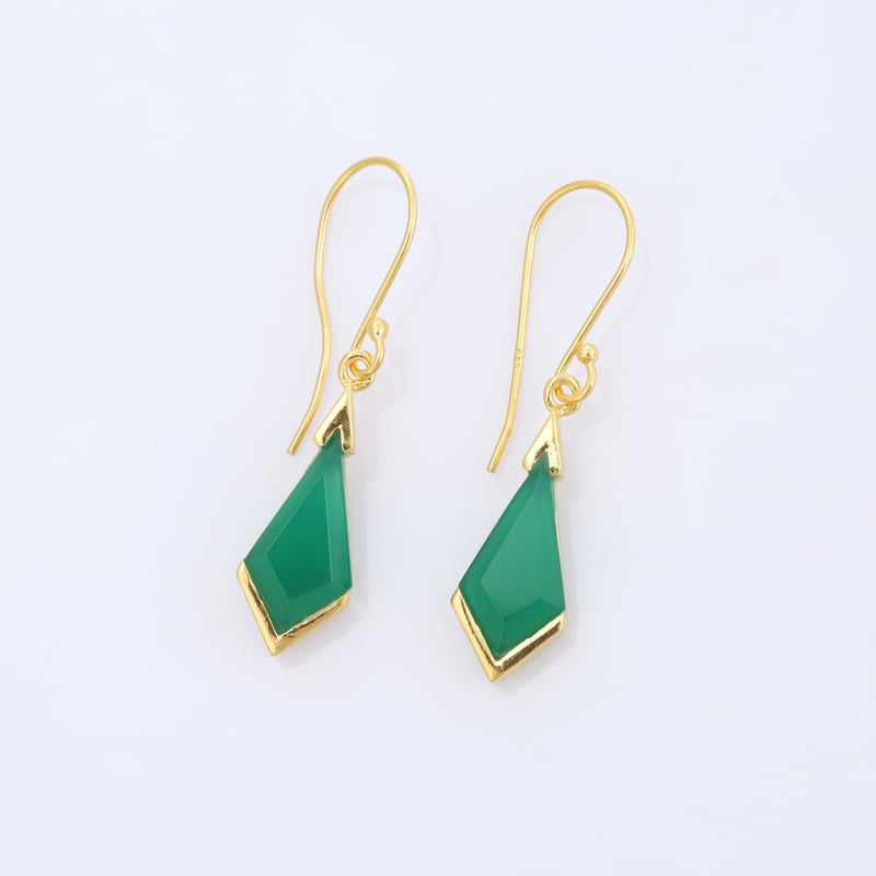 green onyx chandelierピアス | MASTANI