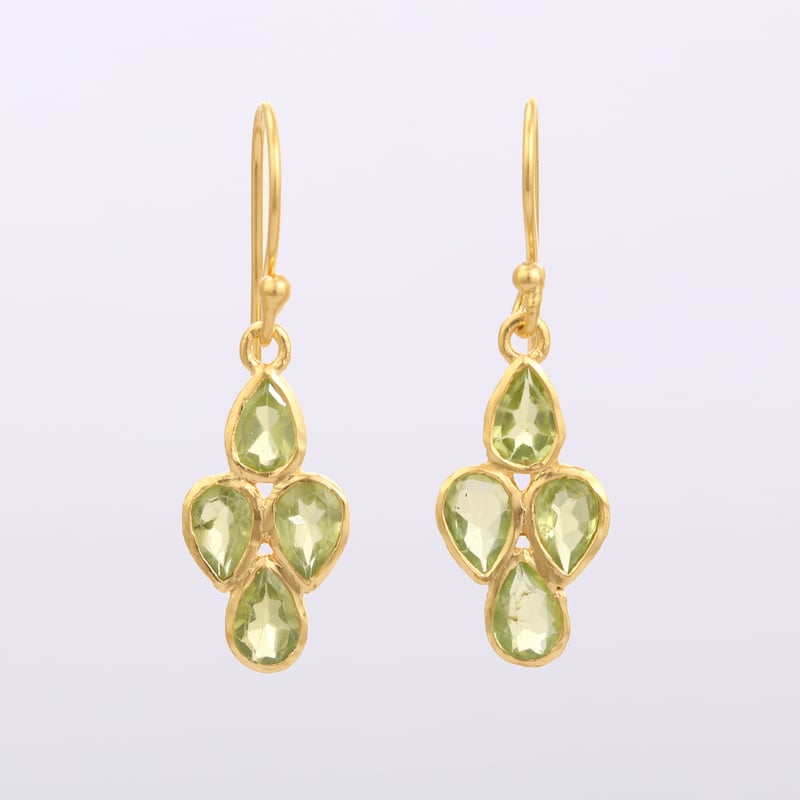 Mastani エメラルド　ピアス floral motif peridotピアス | MASTANI