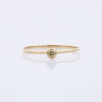 【LIMITED K18】0.08ct yellow color Diamondリング