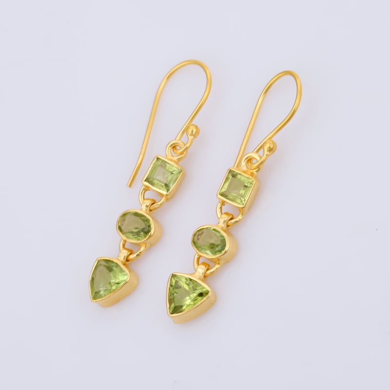 mix shape peridotピアス | MASTANI