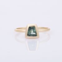 【limited collection 】K10  greenish blue sapphireリング