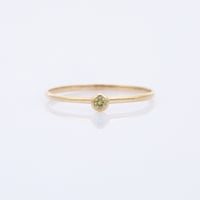 【LIMITED K18】0.05ct brownish yellow color diamondリング