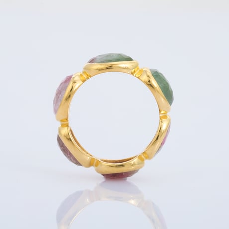 bicolor tourmaline eternityリング【ete3】