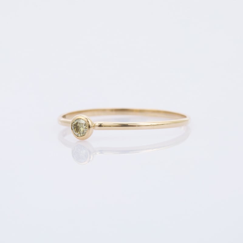 LIMITED K18】0.08ct yellow color Diamondリング | M LIMITED K18】0.08ct yellow color Diamondリング | M