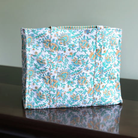 floral multicolorトートバッグ