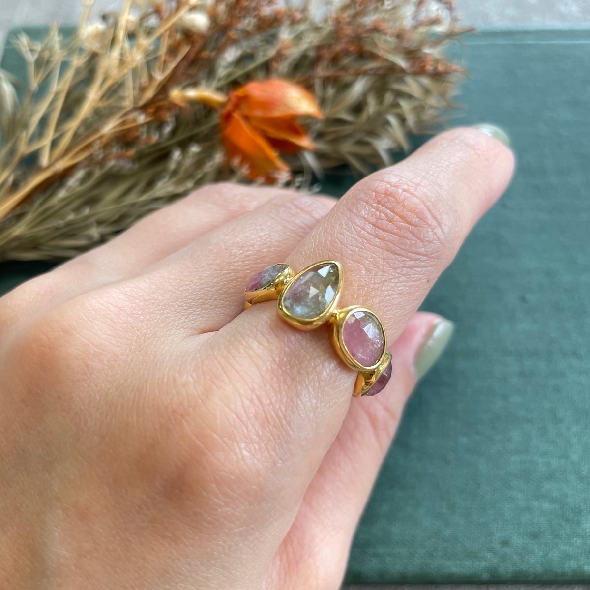 bicolor tourmaline eternityリング【ete8】 | MASTANI