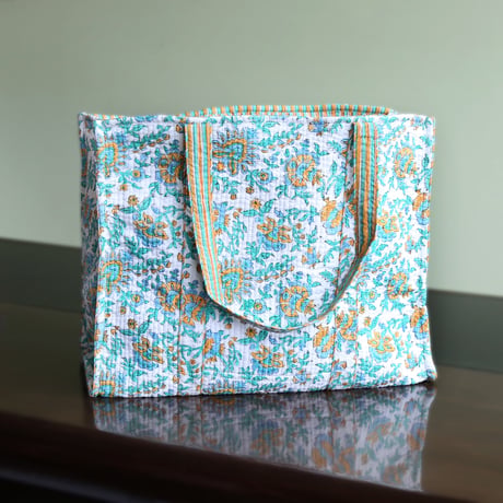 floral multicolorトートバッグ