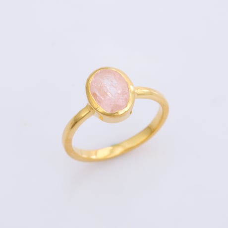 pink morganiteリング