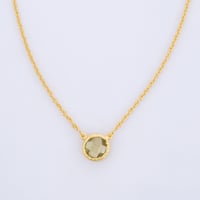 lemon quartzネックレス
