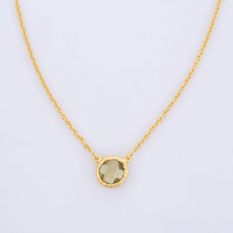 lemon quartzネックレス