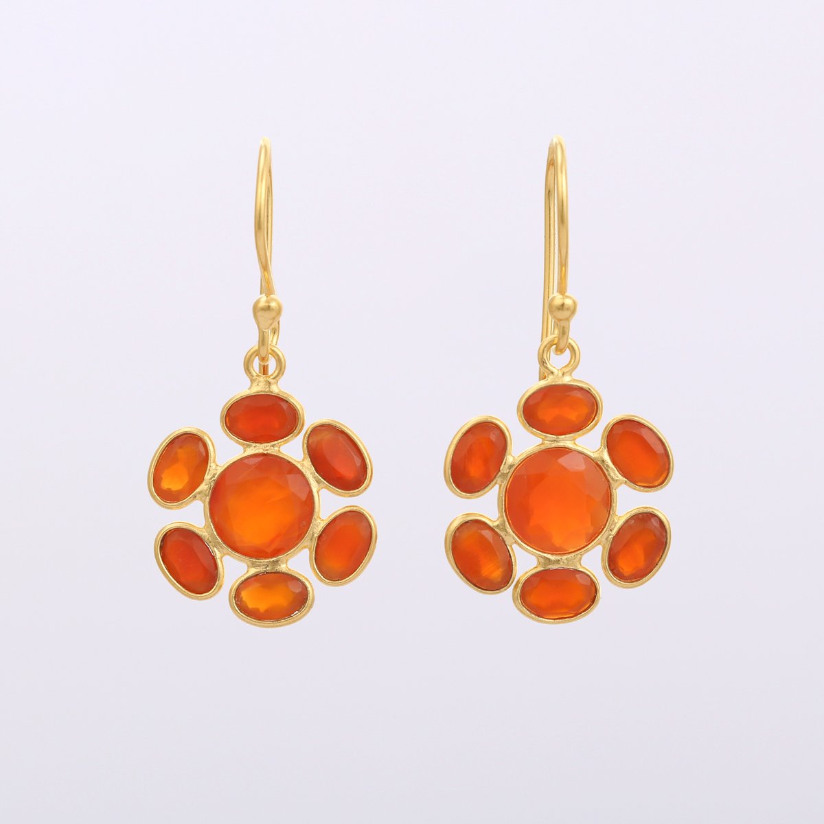 red onyx sun motifピアス | MASTANI