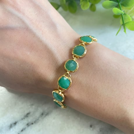 aventurine green quartzブレスレット