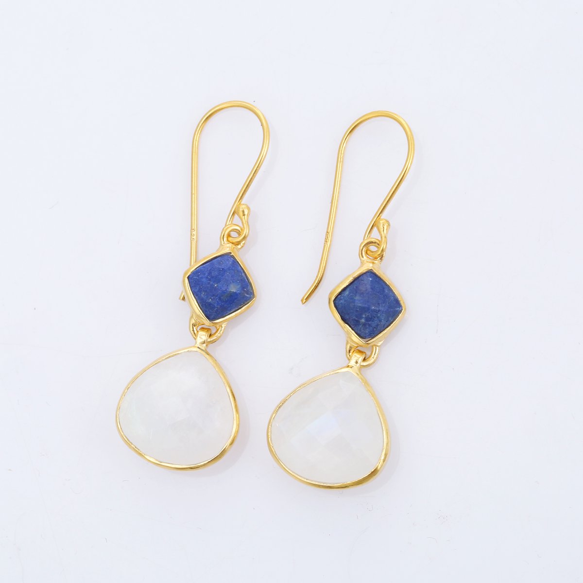 lapis with moonstoneピアス | MASTANI