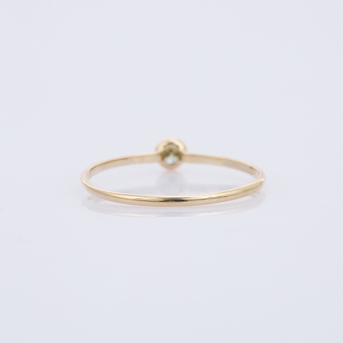 LIMITED K18】0.08ct yellow color Diamondリング | M