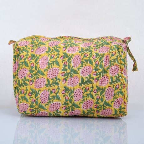 floral printコスメポーチ (L)