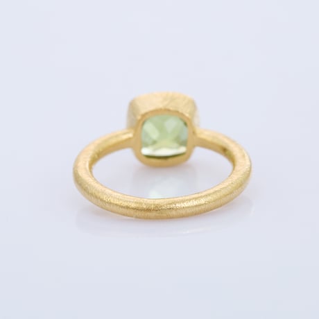 cube shape peridotリング