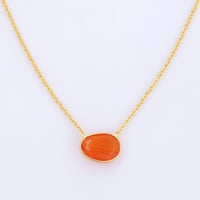 carnelian with striationネックレス