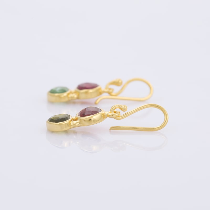 multicolor tourmalineピアス | MASTANI