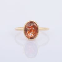 【LIMITED K10】1.63ct oregon sunstoneリング