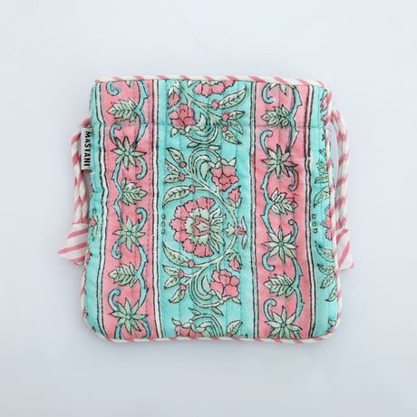 floral tapestry palace motif巾着ポーチ