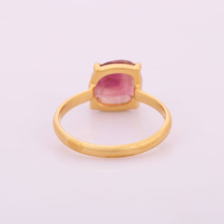 watermelon vivid pink tourmalineリング
