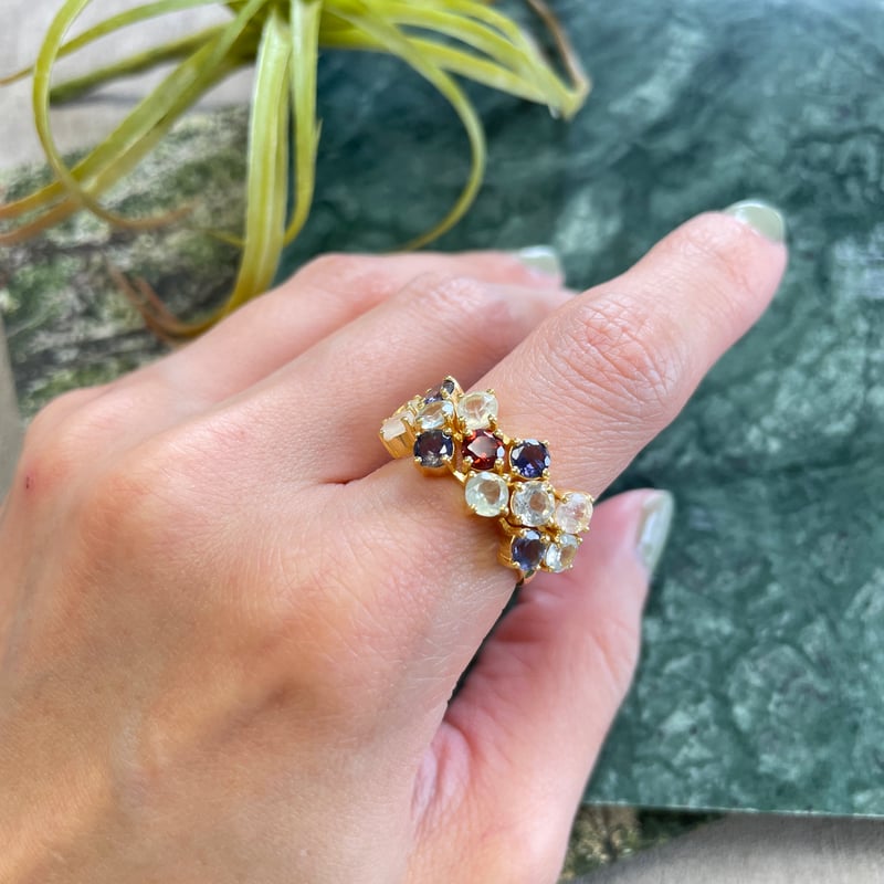 multi gemstone roundリング | MASTANI