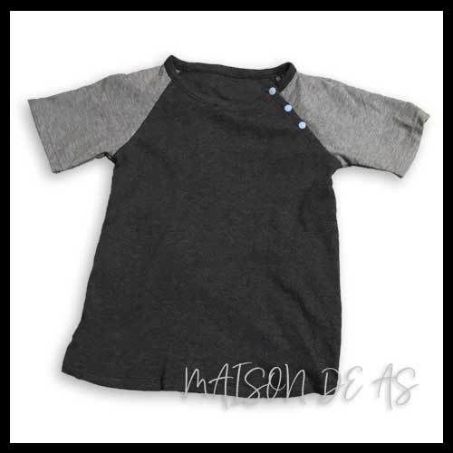 お取り置き・90サイズ・ハンドメイド ラグランTシャツ
