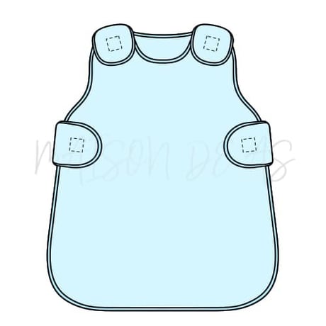 ベビー用♡スリーパー【型紙ダウンロード販売】