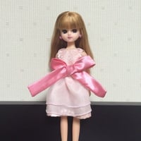 リカちゃん用ウエスト切り替えワンピース【型紙ダウンロード販売】