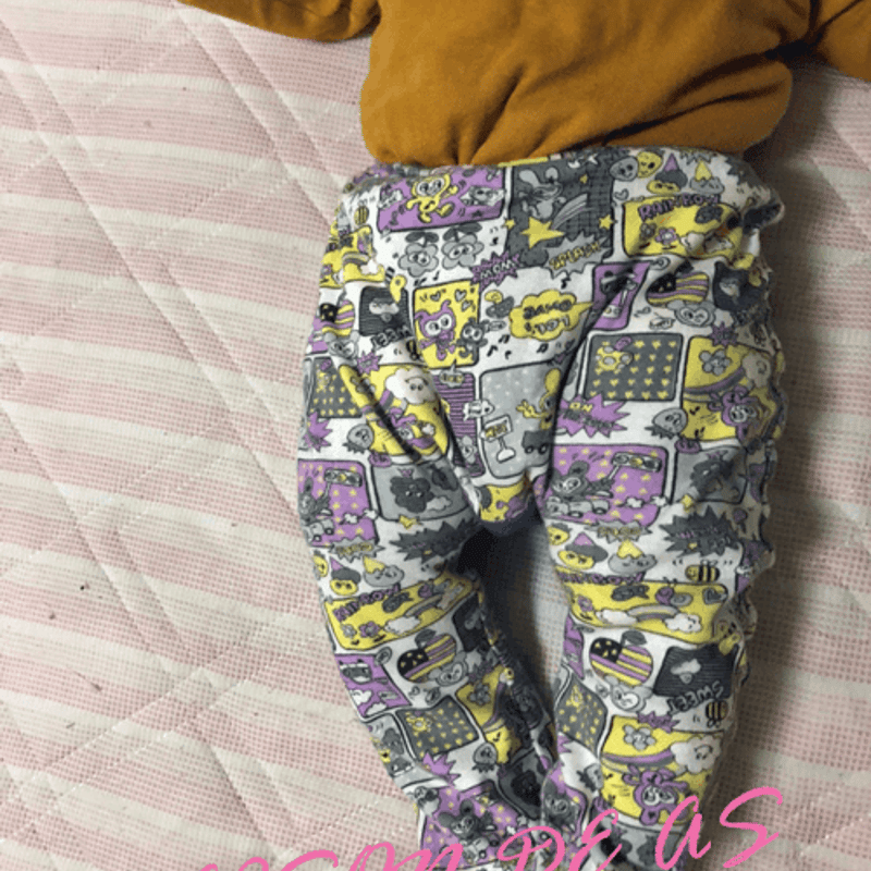 ベビー用モンキーパンツ♡サイズ 80【型紙ダウンロード販売 