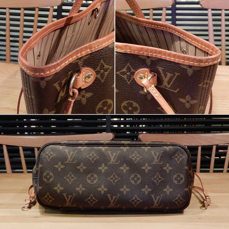 LOUIS VUITTON モノグラム ネヴァーフル トートバック 訳有りファスナーポケット