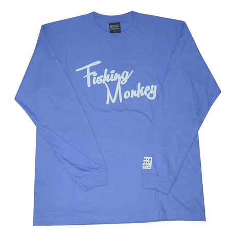ロングスリーブ　フロッキーロゴ　フィッシングモンキー/FISHING MONKEY