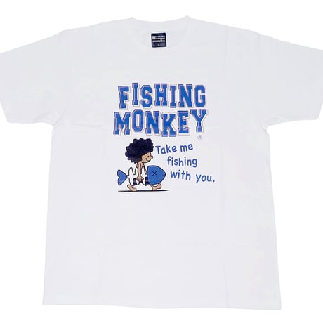 ショートスリーブ　フィッシュボーイ　ロゴ　フィッシングモンキー/FISHING MONKEY