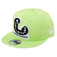 スナップバックキャップ　NEW ERA　LIME　フィッシングモンキー/FISHING MONKEY