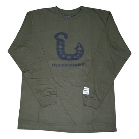 ロングスリーブ　フィッシュフック　スター　フィッシングモンキー/FISHING MONKEY
