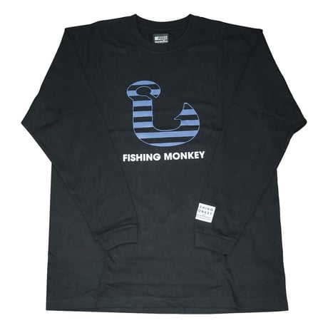 ロングスリーブ　フィッシュフック　ボーダー　フィッシングモンキー/FISHING MONKEY