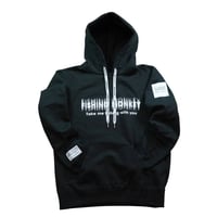 ブラードロゴフーディー　BLACK フィッシングモンキー/FISHING MONKEY