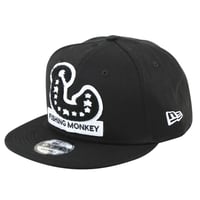 スナップバックキャップ　NEW ERA　BLACK　フィッシングモンキー/FISHING MONKEY