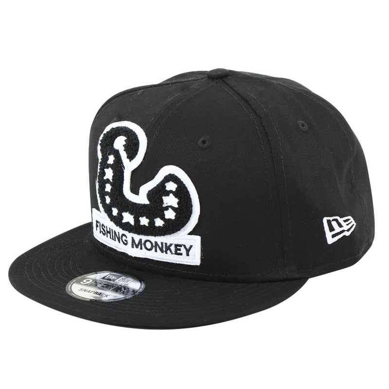 スナップバックキャップ NEW ERA BLACK フィッシングモンキー/FISHING
