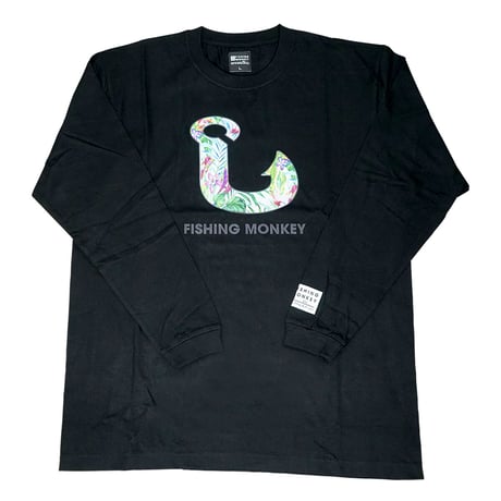 ロングスリーブ　フィッシュフック　ボタニカル　フィッシングモンキー/FISHING MONKEY