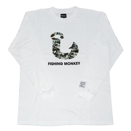 ロングスリーブ　フィッシュフック　カモ　フィッシングモンキー/FISHING MONKEY
