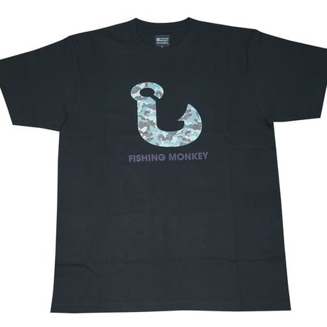 ショートスリーブ　フィッシュフック　カモ　フィッシングモンキー/FISHING MONKEY