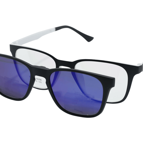 2WAYマグネットグラス　BLACK×WHITE　フィッシングモンキー/FISHING MONKEY