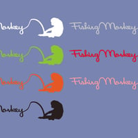 FISHING MONKEYカッティングステッカー　フィッシングモンキー/FISHING MONKEY