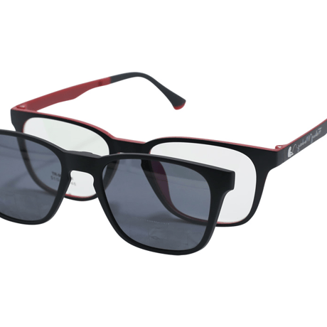 2WAYマグネットグラス　BLACK×RED　フィッシングモンキー/FISHING MONKEY