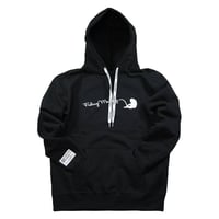 3Dラバーロゴフーディー　BLACK  フィッシングモンキー/FISHING MONKEY